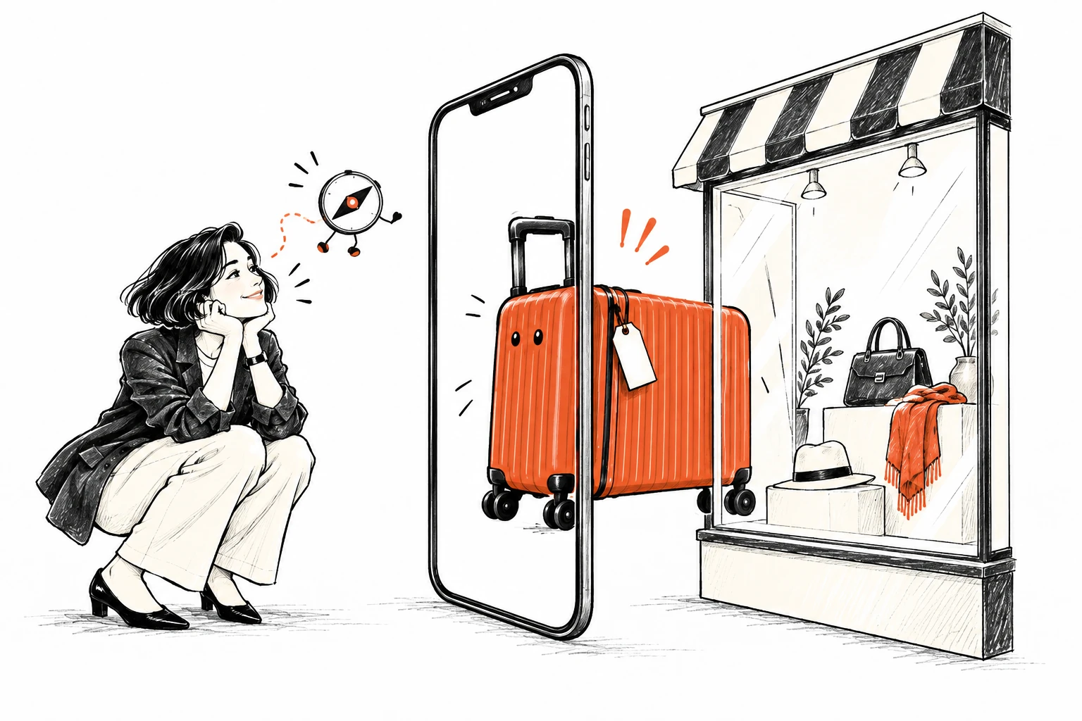 A different interface. The same suitcase.