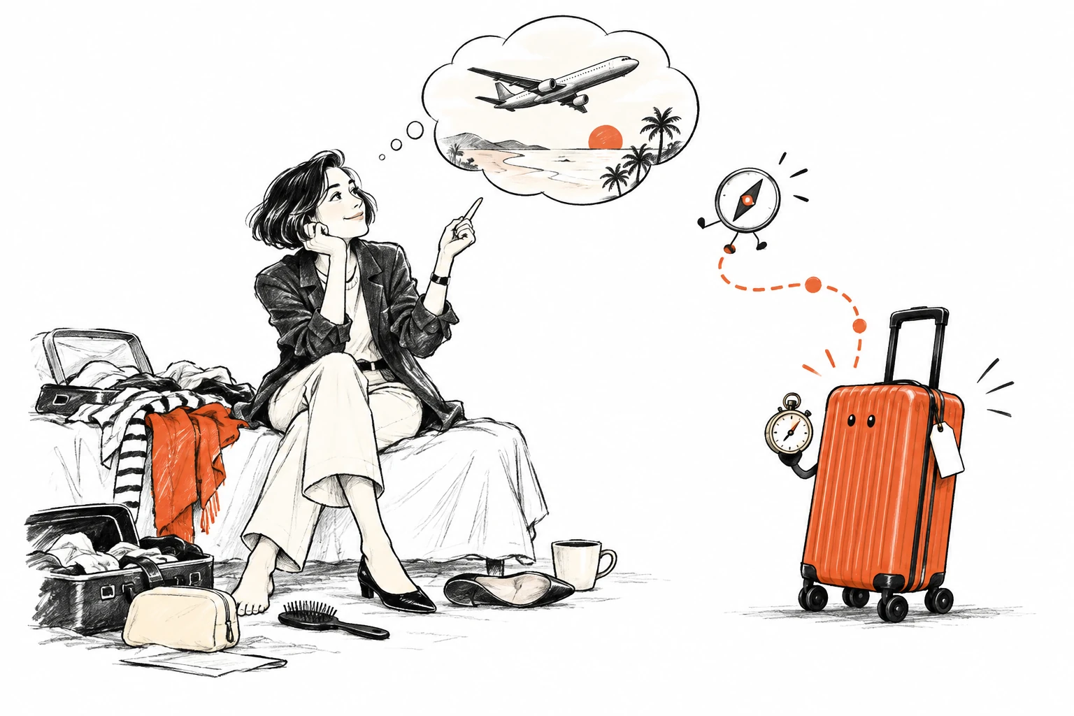 The request is clear. The suitcase is already packed.