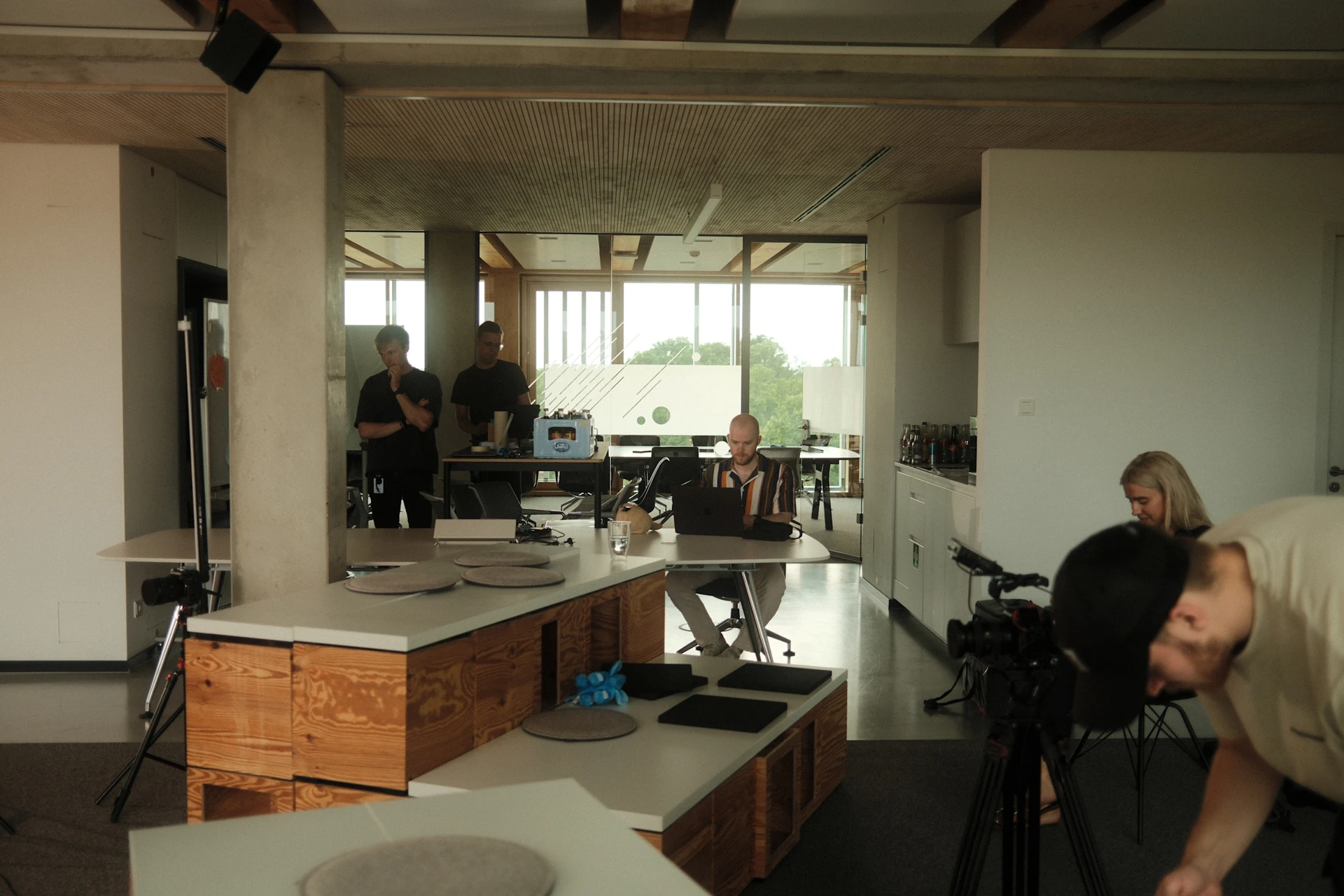 The Agentic Commerce Lab at work. Photograph from Shopware’s official team introduction. [S130]