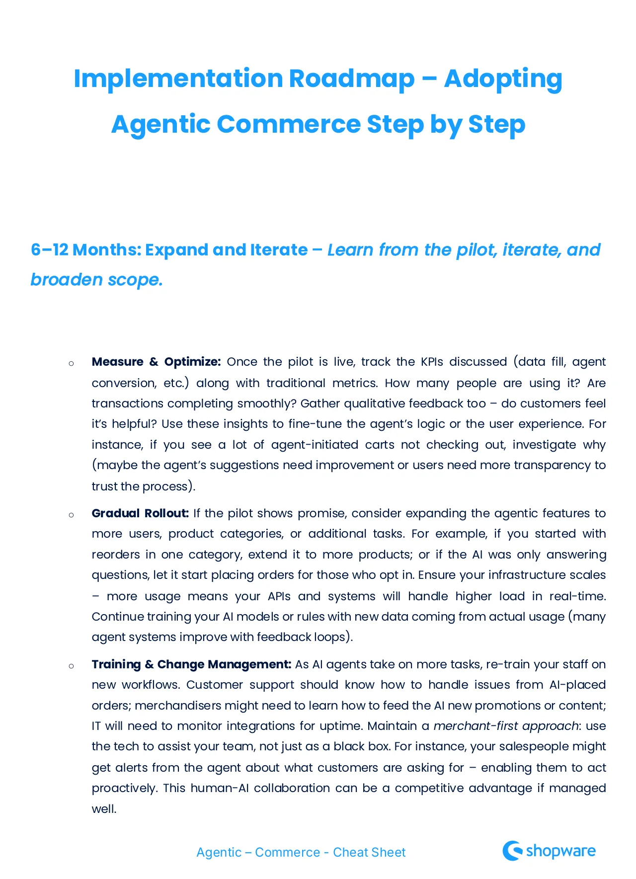 Agentic Commerce Cheat Sheet for Ecom Leaders · original page 16