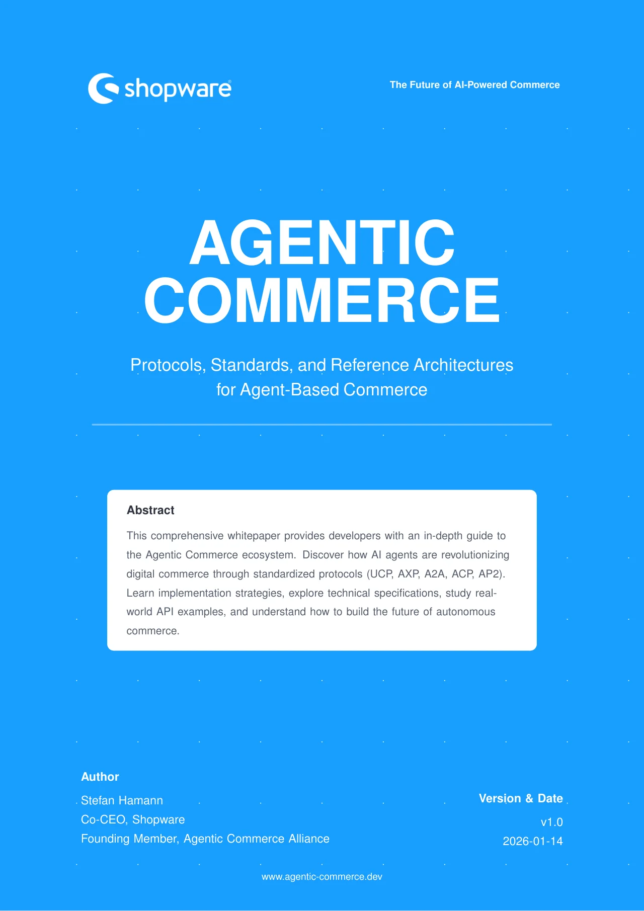 Agentic Commerce: Protocols, Standards, and Reference Architectures · original page 1