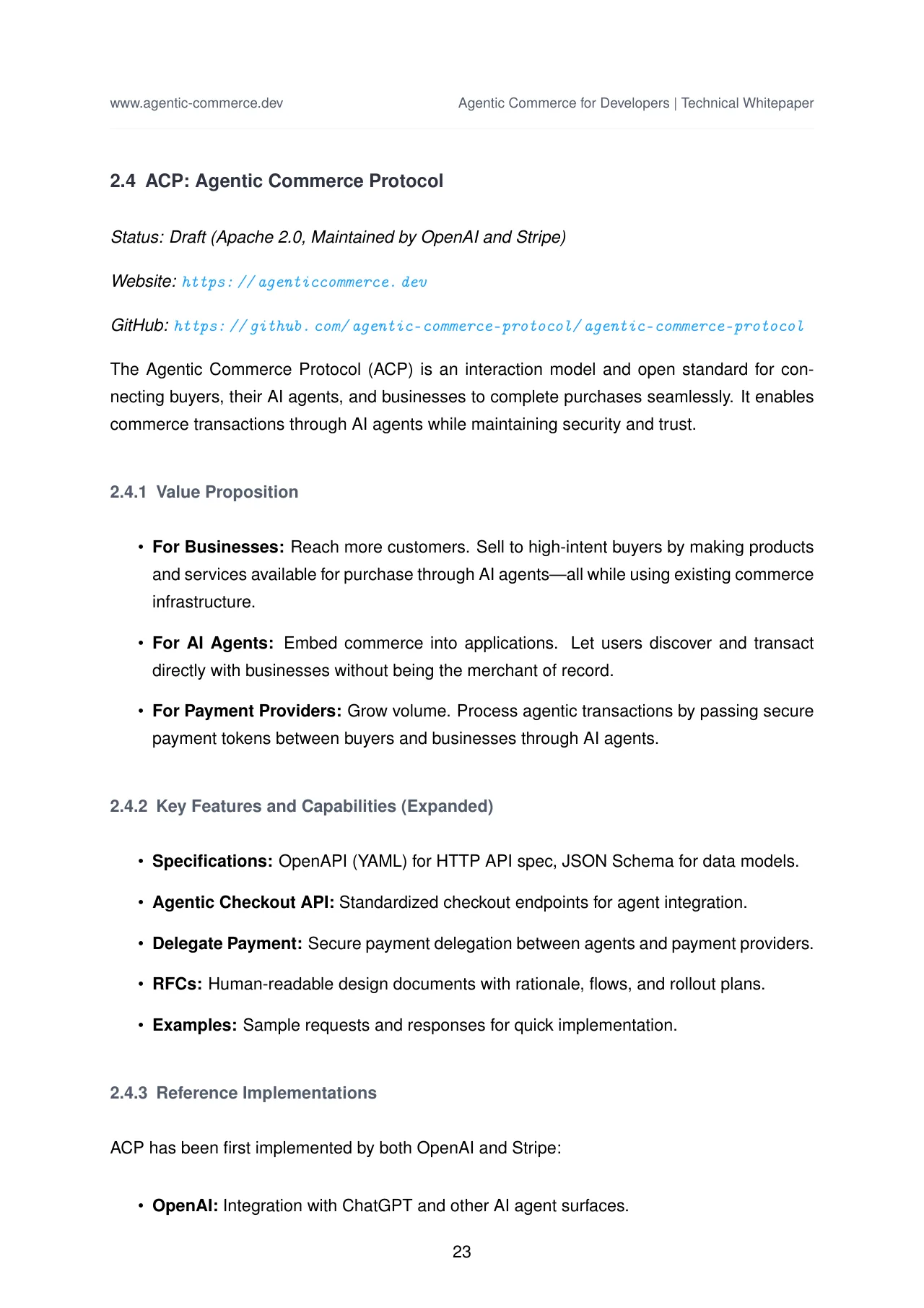Agentic Commerce: Protocols, Standards, and Reference Architectures · original page 24