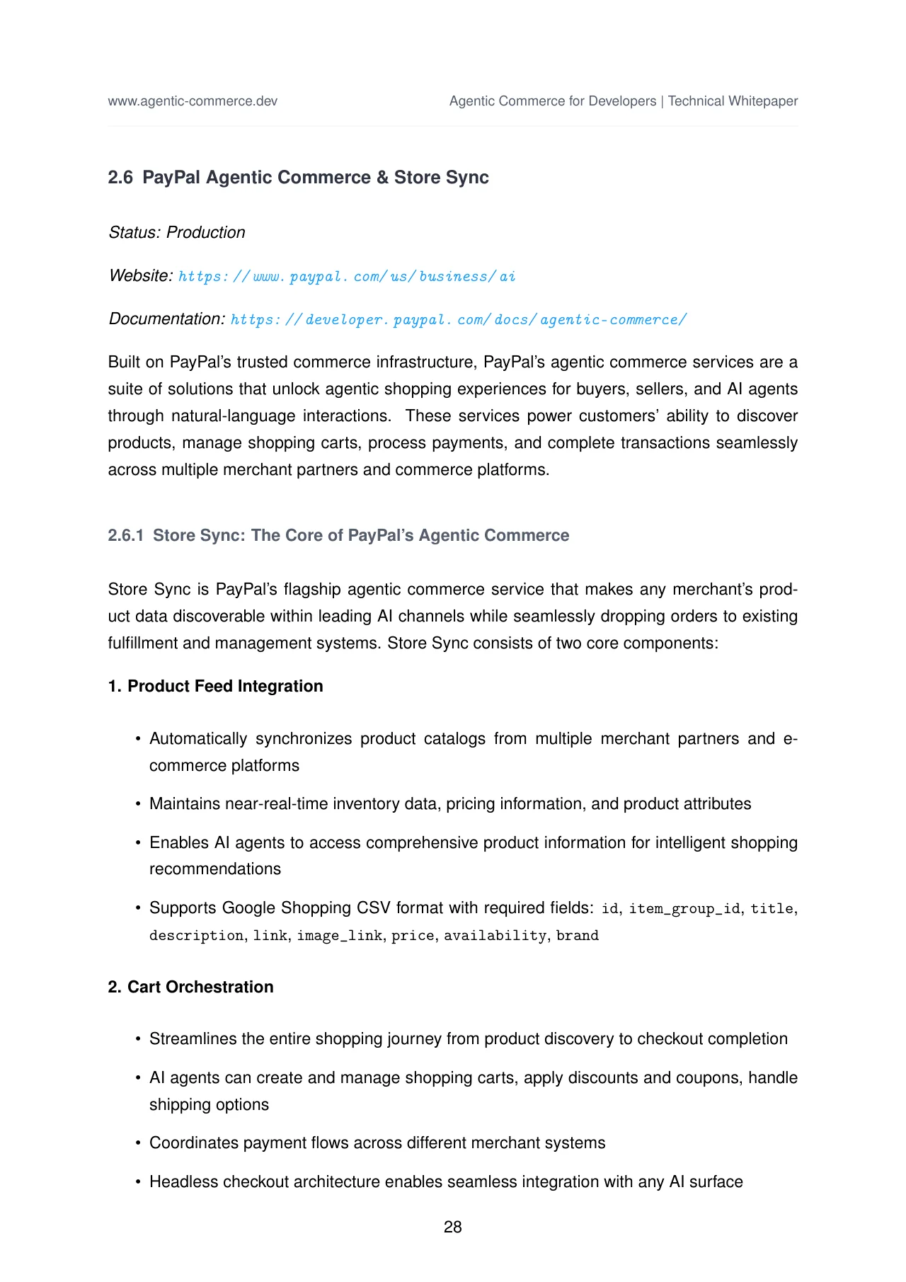 Agentic Commerce: Protocols, Standards, and Reference Architectures · original page 29