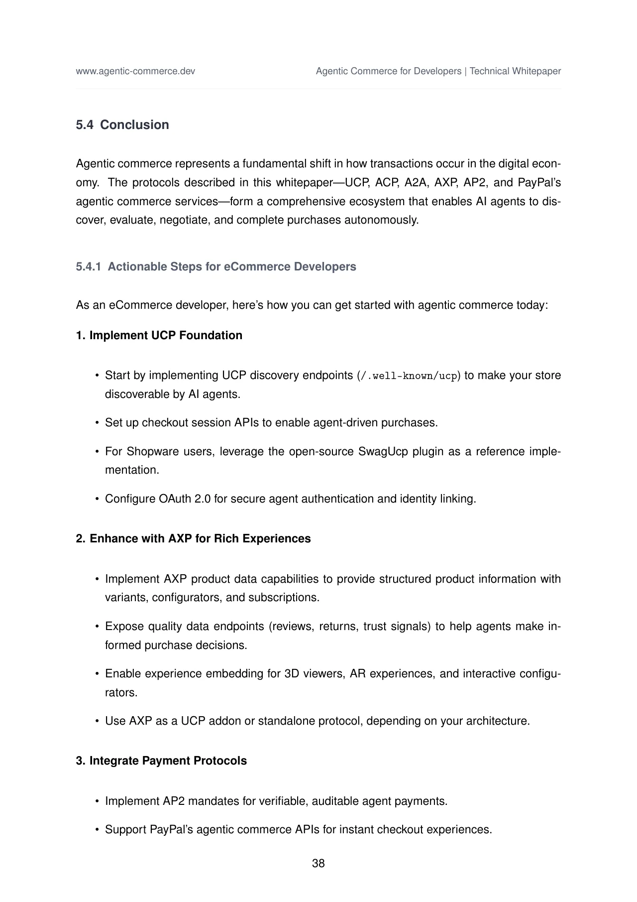 Agentic Commerce: Protocols, Standards, and Reference Architectures · original page 39