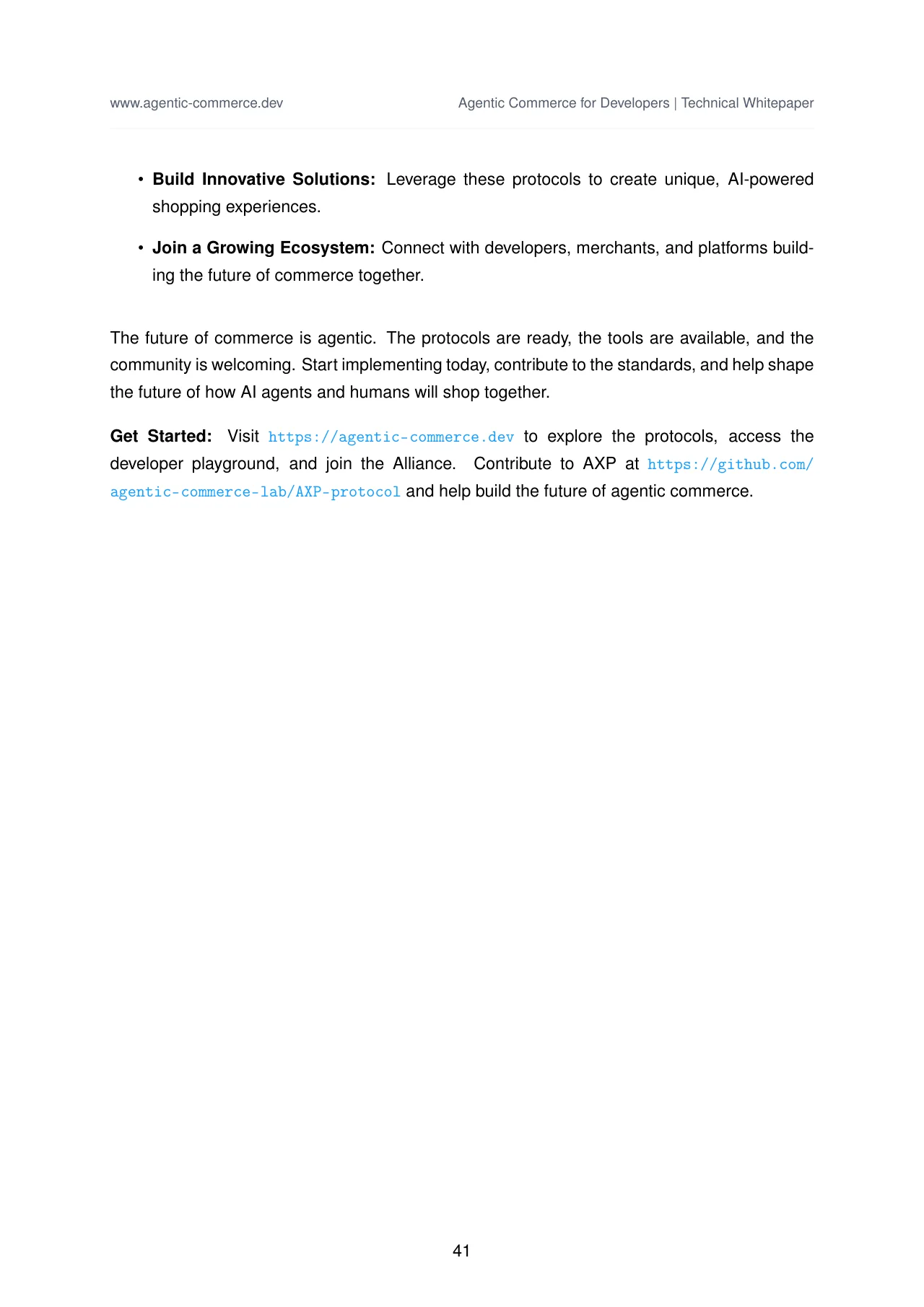 Agentic Commerce: Protocols, Standards, and Reference Architectures · original page 42