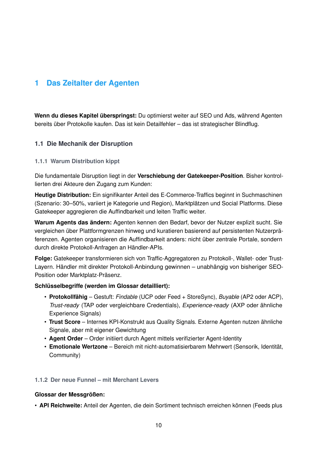 Agentic Commerce: Wie der Handel 2030 überlebt · Originalseite 10