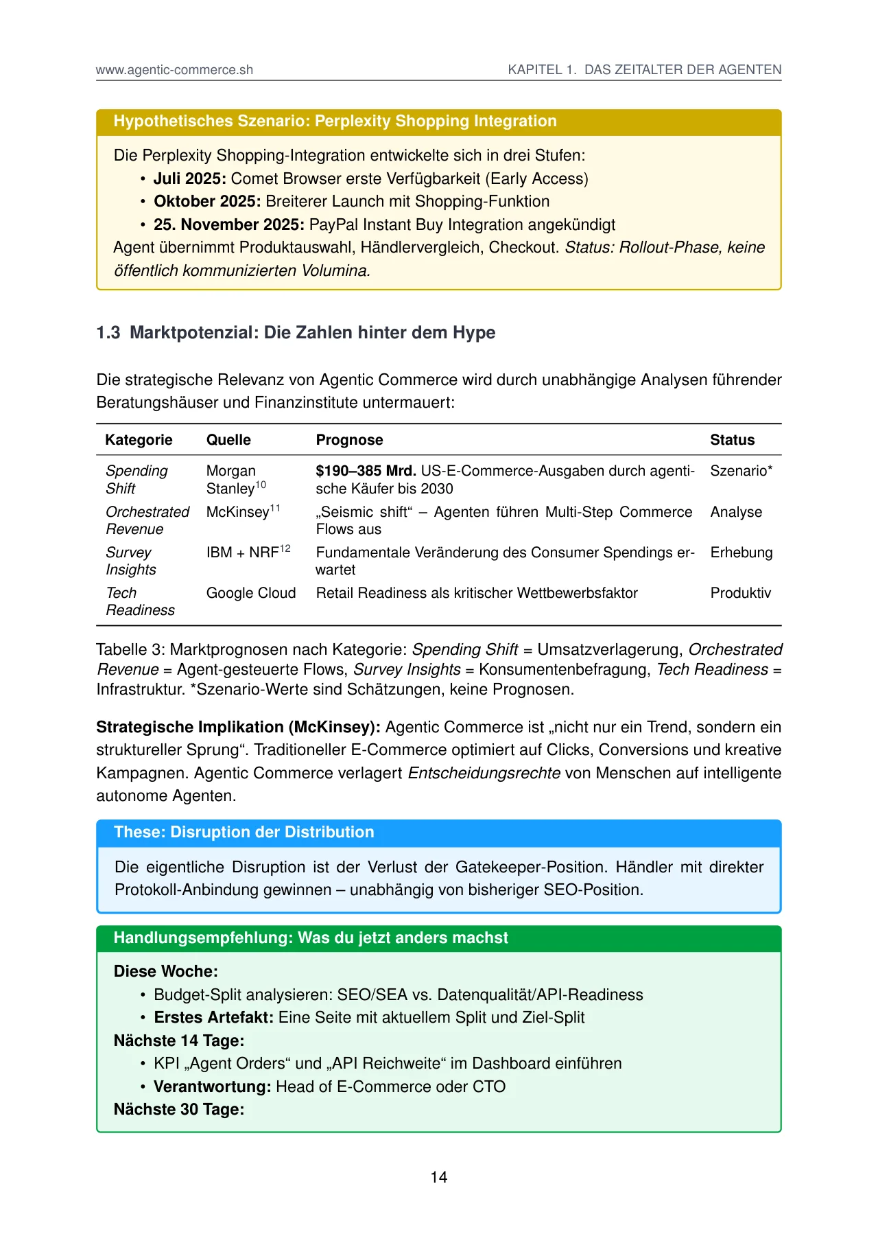Agentic Commerce: Wie der Handel 2030 überlebt · Originalseite 14