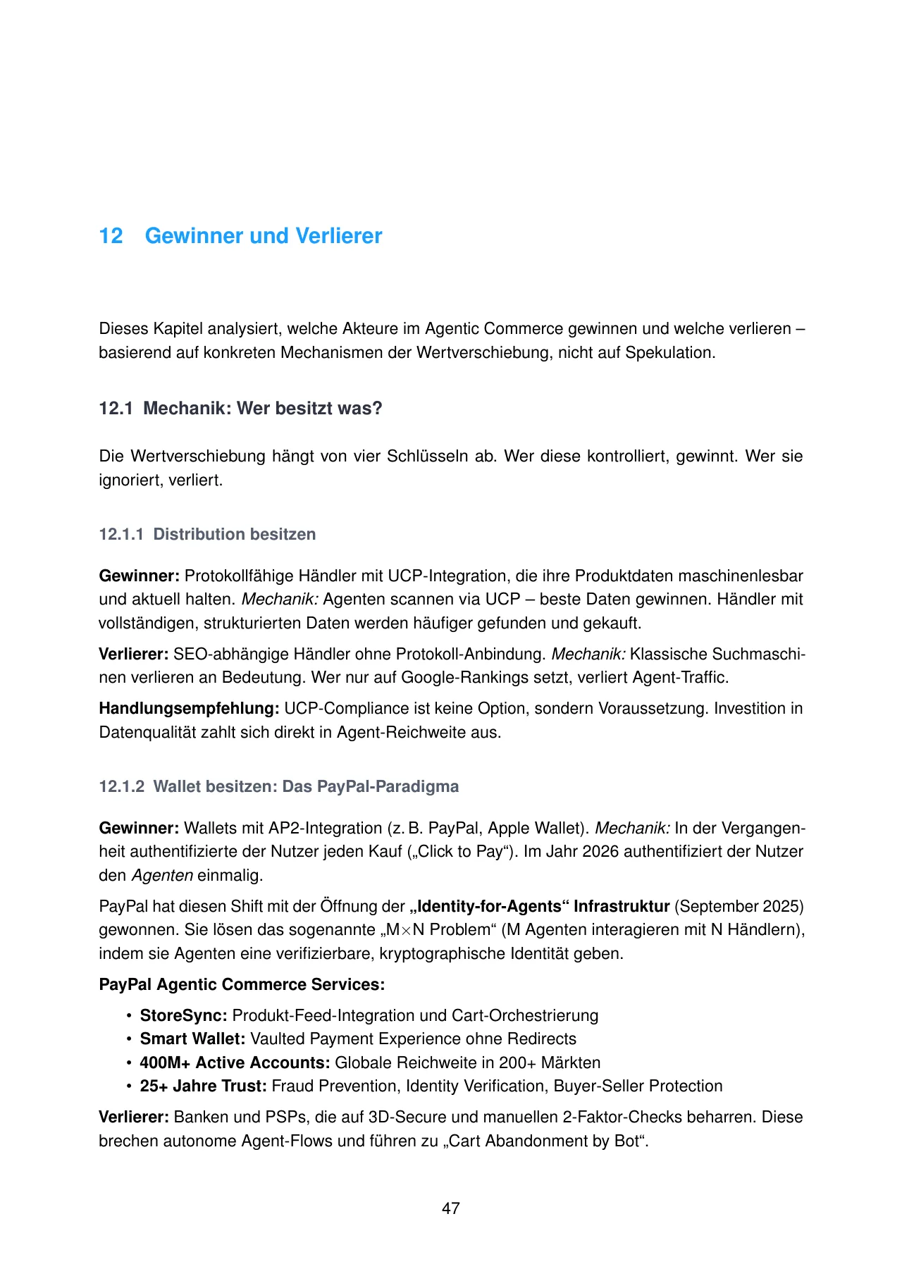 Agentic Commerce: Wie der Handel 2030 überlebt · Originalseite 47