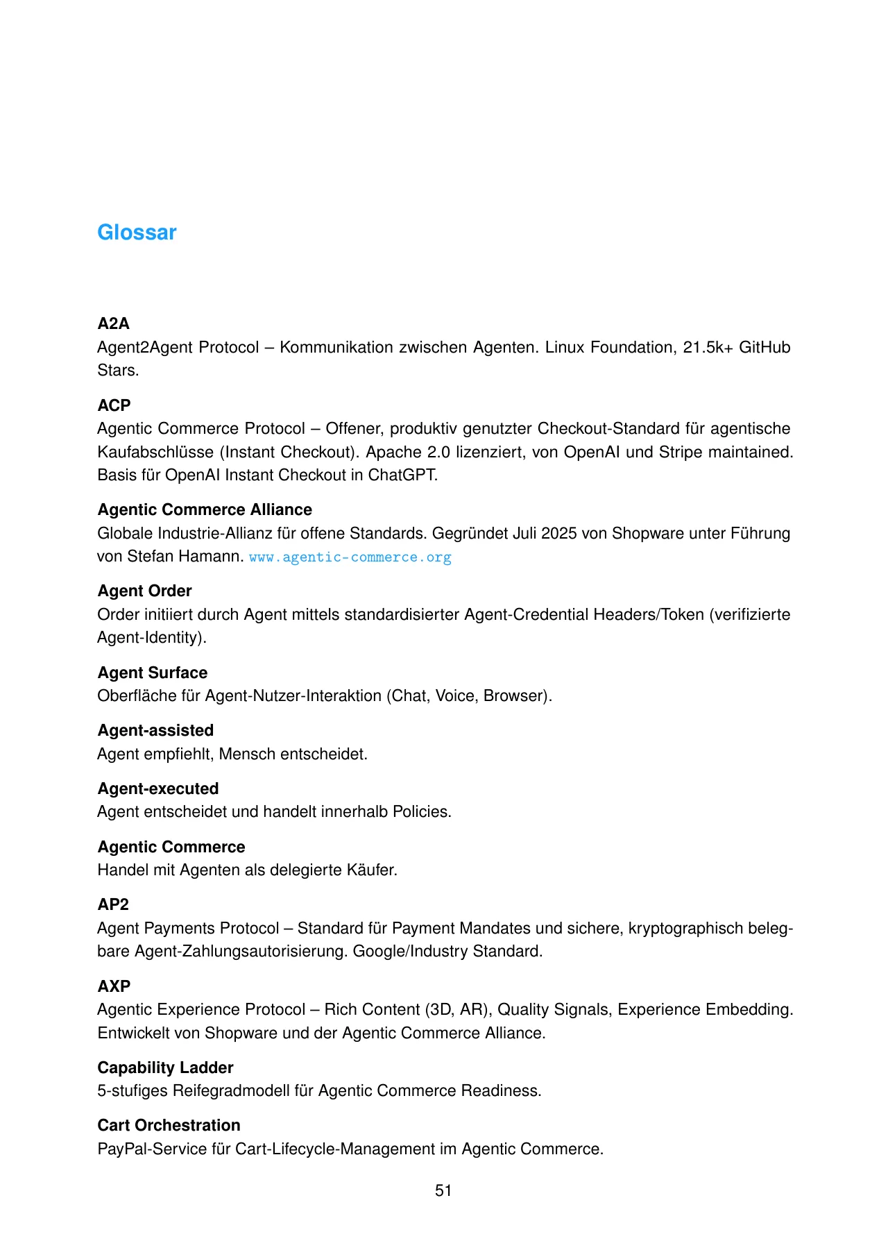 Agentic Commerce: Wie der Handel 2030 überlebt · Originalseite 51