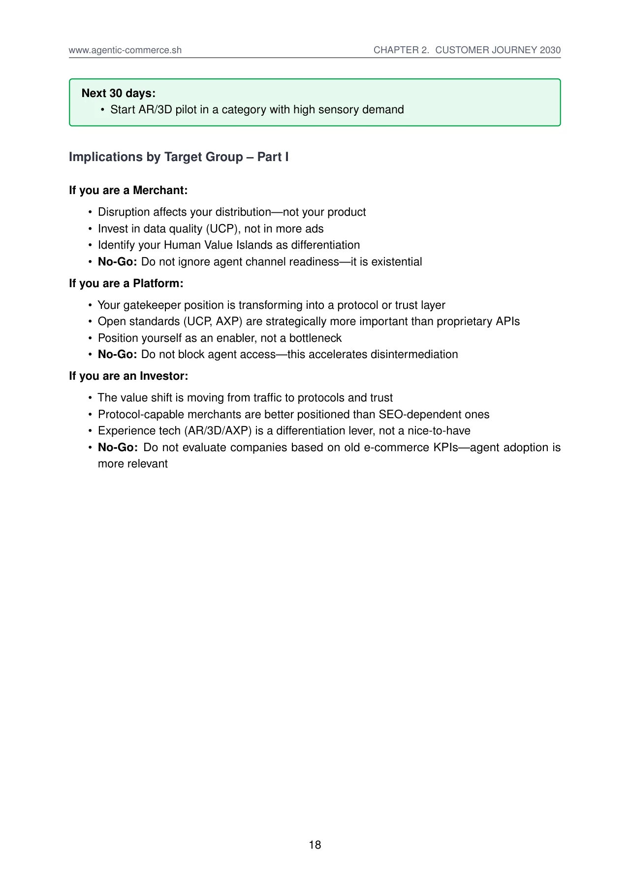 Agentic Commerce: How Commerce Survives 2030 · original page 18