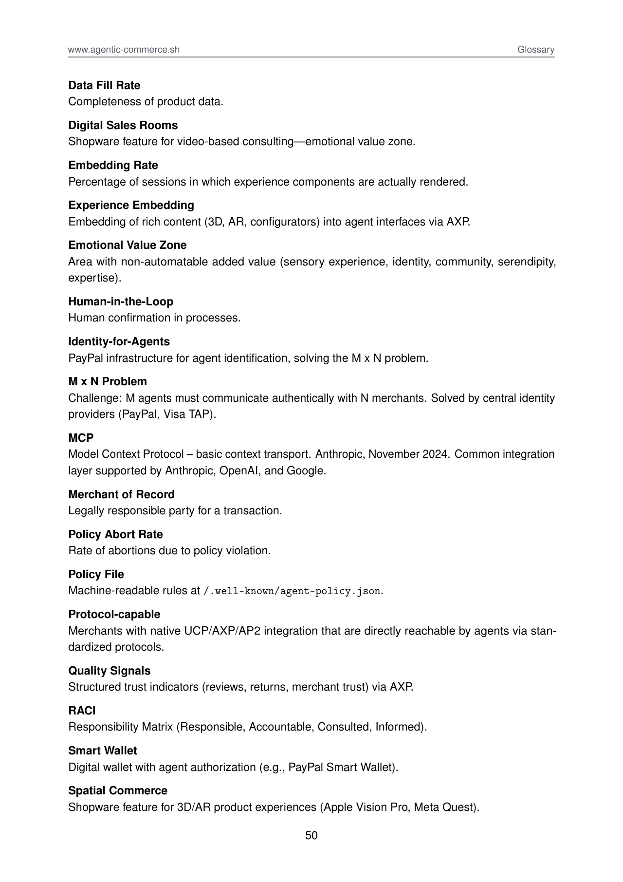 Agentic Commerce: How Commerce Survives 2030 · original page 50
