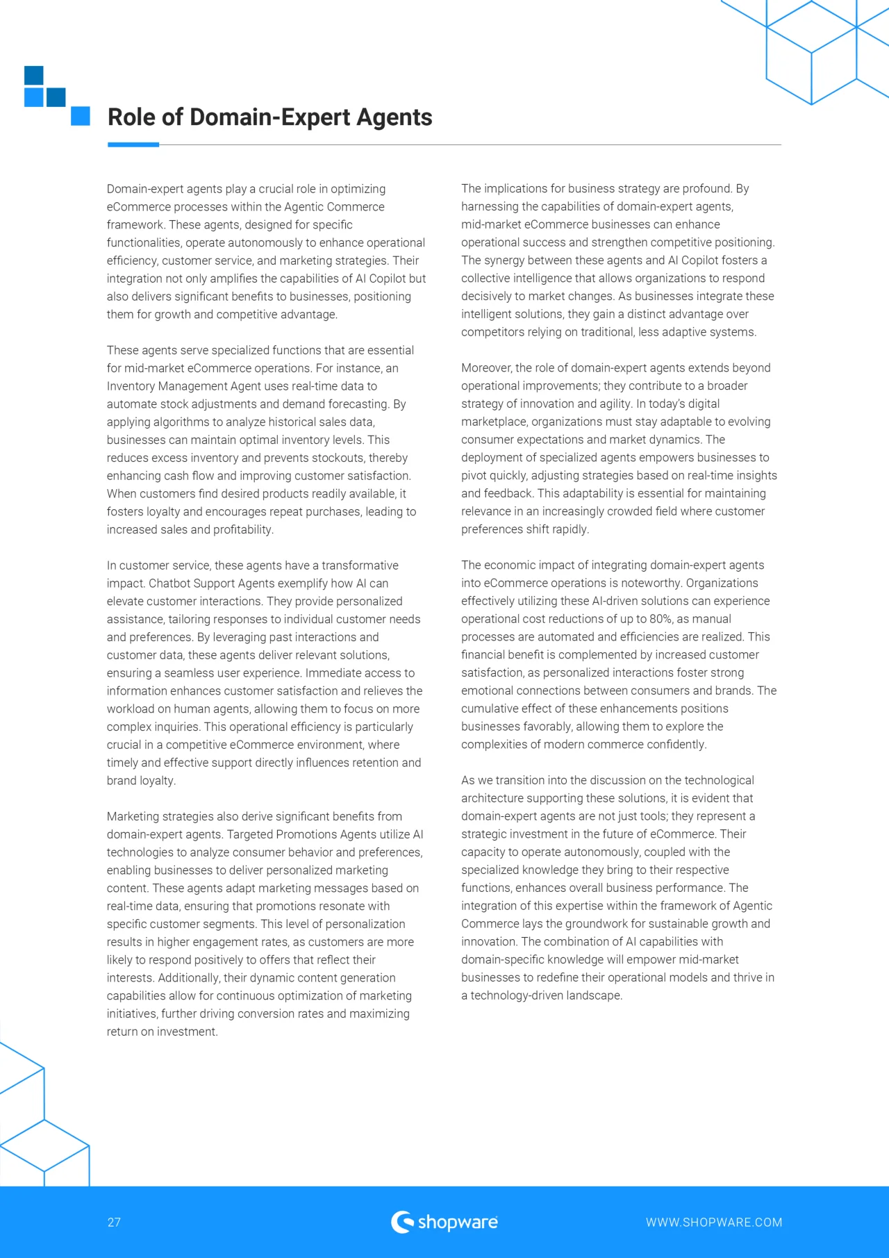 Agentic Commerce: How AI Autonomy Will Redefine Ecommerce Competition · original page 27